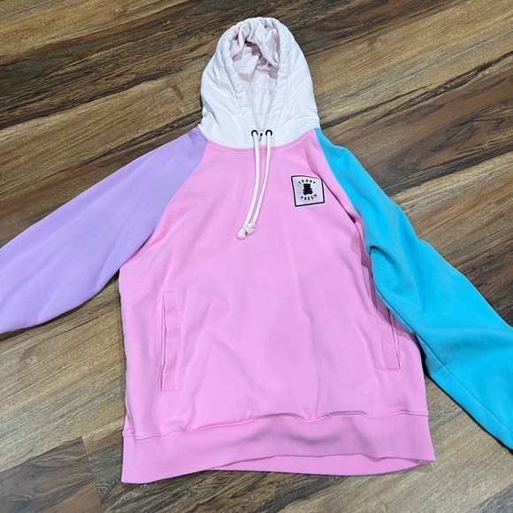 Teddy Fresh Other - Teddy Fresh Pink Blue and Purple Hoodie Mens